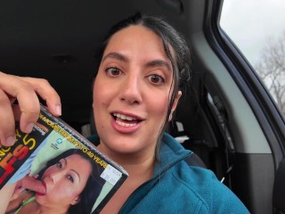 BIG TIT ARAB SLUT BUYS SMUT!  Porno Haul