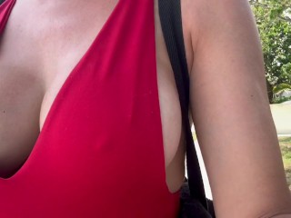 Italian Milf Artemisia Love Walking Around in Miami With her Big Tits OF@ArtemisiaLove101