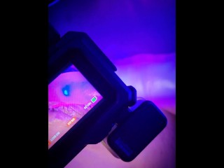 Milfy ZoomedIn gushes all over a lighsaber - short version