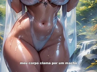 Mei, vou guiar sua punheta até você comer meu rabo - HentaiJOI Punheta Guiada