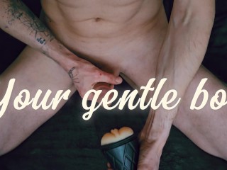 Loud male moans and orgasm. Close your eyes and enjoy.