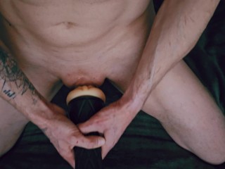 Loud male moans and orgasm. Close your eyes and enjoy.