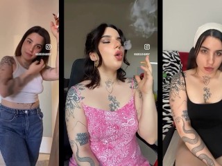 Alternative Hottie Sexy Smoking Compilation