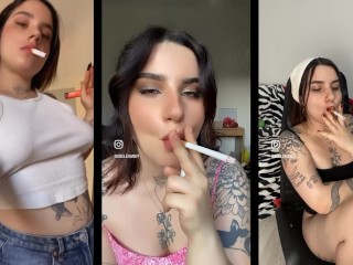 Alternative Hottie Sexy Smoking Compilation