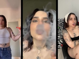 Alternative Hottie Sexy Smoking Compilation