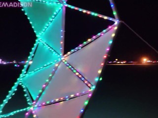 Burning Man Blinky Butt Fun and getting Fucked in front of Strangers