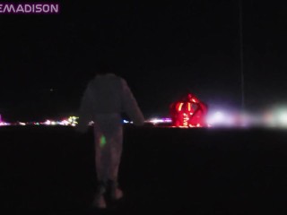 Burning Man Blinky Butt Fun and getting Fucked in front of Strangers