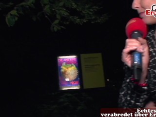 Deutsche Sexumfrage: Moderatorin vernascht Straßen Passanten