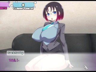 Waifu Hub S5 - Elma [ PARODY HENTAI Game ] Ep.1 sexy dragon maid don't like preliminary !