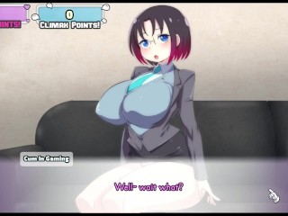 Waifu Hub S5 - Elma [ PARODY HENTAI Game ] Ep.1 sexy dragon maid don't like preliminary !