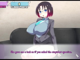 Waifu Hub S5 - Elma [ PARODY HENTAI Game ] Ep.1 sexy dragon maid don't like preliminary !