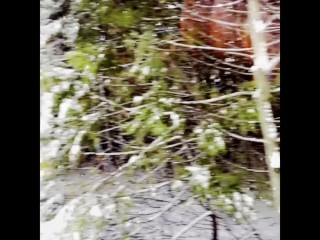 💦💦❄️☃️☃️Cabin in the woods☃️☃️❄️💦 Festive masturbation! Hit the LIKE button!😘