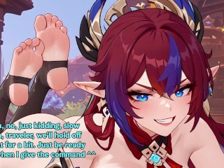 Chasca Needs Your Cum, But First She’ll Tease You So Much (foot fetish, armpit, paizuri, blowjob)