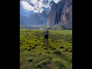 Running through the hills