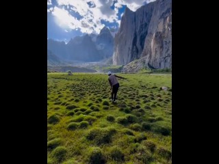 Running through the hills
