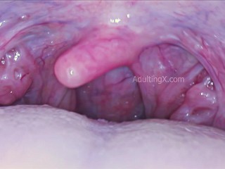 Camera inside Mouth, Uvula dancing, Singing, Throat vibrating, BTS