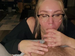 Throating until my neighbor until he CUMS in my eager little mouth. - INTERNET NEIGHBORS