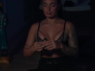 El baile mas sexy de todos con una latina tatuada perfecta termina en un orgasmo poderoso ⚡️