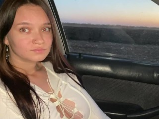 My Best Friend's Girlfriend Sucked My Dick In The Car For Only 10 Dollars. What a Slut