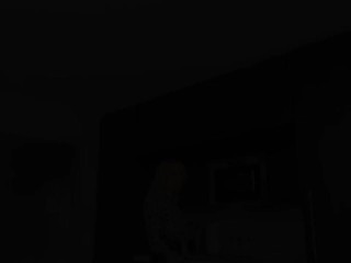 Blonde Canadian Sky Pierce sheer panties and fully fashioned stockings dirty talk masturbation