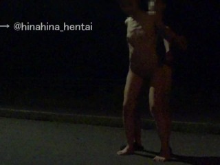 【野外露出】画質悪くてすみません💦 最後の全裸歩行は高画質です！　他の動画も見てね♪　　　　outdoor/japan/asia/野外/露出