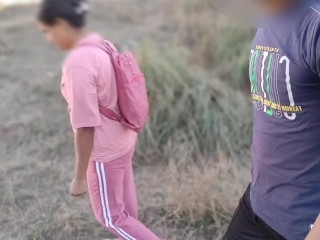 Indian School girl Outdoor jungle Sex viral video MMS