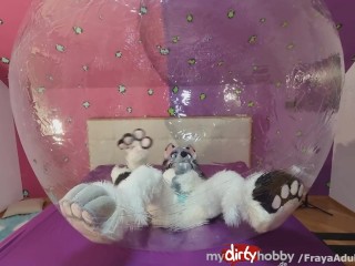 Traped in Rubber Ball