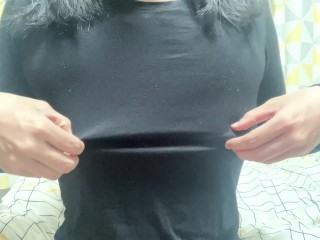 ヒートテック越しの乳首いじりが気持ちよすぎて3回連続イキ！