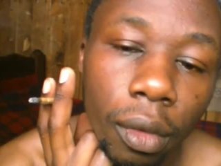 AFRICAN TEEN SMOKING WEED AND GETTING HIGH