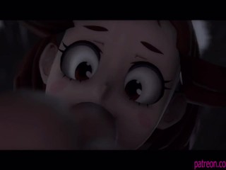 Uraraka x tsuyu my hero academia futa hentai