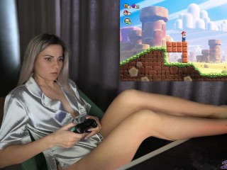 Gamer Girl With Remote Control Toy Cums During Live Stream