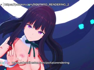 【MMD リコリスリコイル 4k/60fps】《Chisato Nishikigi (錦木 千束) Takina Inoue (井ノ上 たきな)》~《HIMEHINA『LADY CRAZY』》