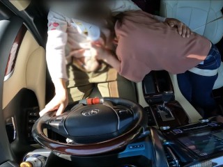 【Full】車でフェラ抜きしてくれる変態人妻