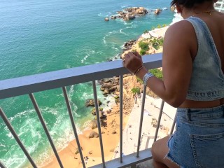 Latina girl with big ASS gets fucked in front of the sea in a hotel - MarArcher