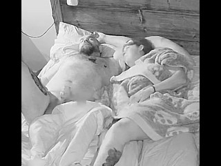 Stoking His Cock to Wake Him - Then She Gets Creampied