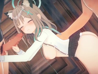 【ブルーアーカイブ】砂狼シロコがたくさんの男達と集団セックスする3Dエロアニメ(ブルアカ すなおおかみしろこ1 Blue Archive Sunaookami Shiroko gangbang.白子