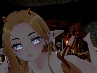 Cutie Succubus Roommate Sucks Your Dick Hard :3 ( POV - ASMR VR RP )