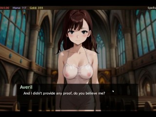 Magic Reward [ Hentai Game ] Ep.1 Angel pussy makes him cum in seconds !
