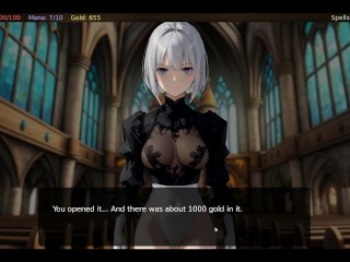 Magic Reward [ Hentai Game ] Ep.1 Angel pussy makes him cum in seconds !