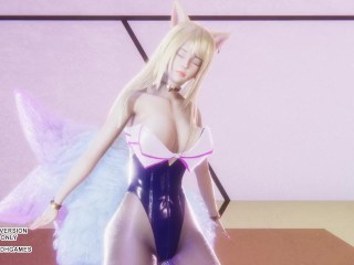 [MMD] Apink - Dumhdurum Ahri Sexy Kpop Dance League of Legends Hentai Uncensored 4K 60FPS