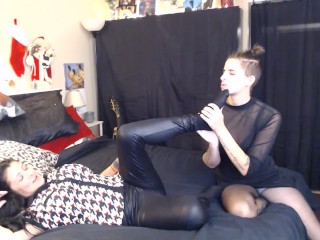 Smelling Massaging Worshipping Anna's Sexy Feet