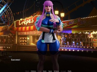 ANAL CREAMPIE FUCKING HOT FAT FRENCH DANCER IN FRENCH - Manon - Street Brawlers Adult Playground