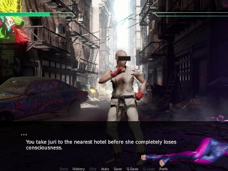 ROUGH FUCKING CRAZY KOREAN BITCH AT A HOTEL - Juri - Street Brawlers Adult Playground