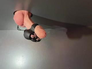 Hot Straight Guy On Milking Table Cums Twice X2 With Cock Vibrator Milking Machine