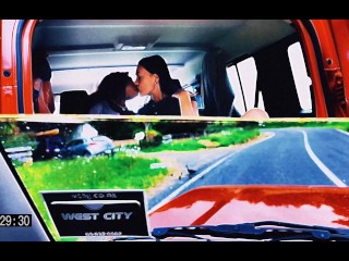 Two hot kiwi girls masturbating in a SUV FT Cheekymz