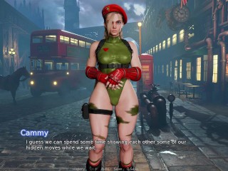 CREAMPIE FUCKING CAMMY PHAT BRITISH ASS - Cammy - Street Brawlers Adult Playground