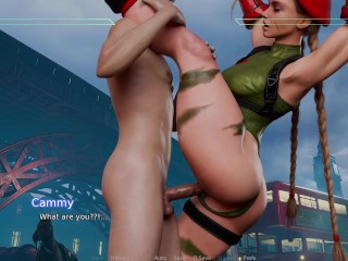 CREAMPIE FUCKING CAMMY PHAT BRITISH ASS - Cammy - Street Brawlers Adult Playground
