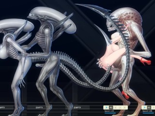 ALL MALE ALIEN SEX ANIMATIONS 2B NIER HENTAI - ALIEN QUEST EVE