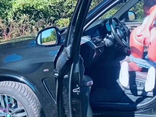 Tara Secret - Short Preview of my Sexy and Hot Car Shooting Summer 2022 Stunning Babe teasing in BMW