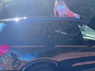 Tara Secret - Short Preview of my Sexy and Hot Car Shooting Summer 2022 Stunning Babe teasing in BMW